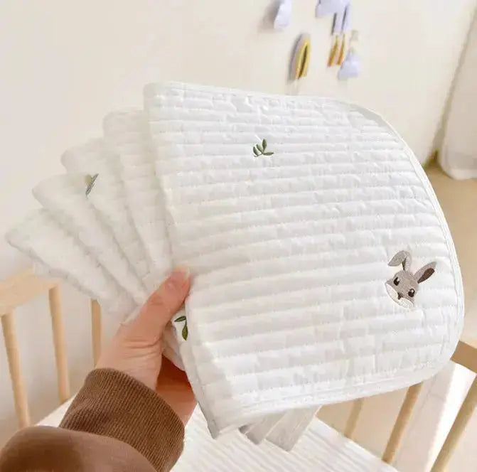 Le Caneton Breathable and Absorbent Quilted Cotton Baby Pillow Pad