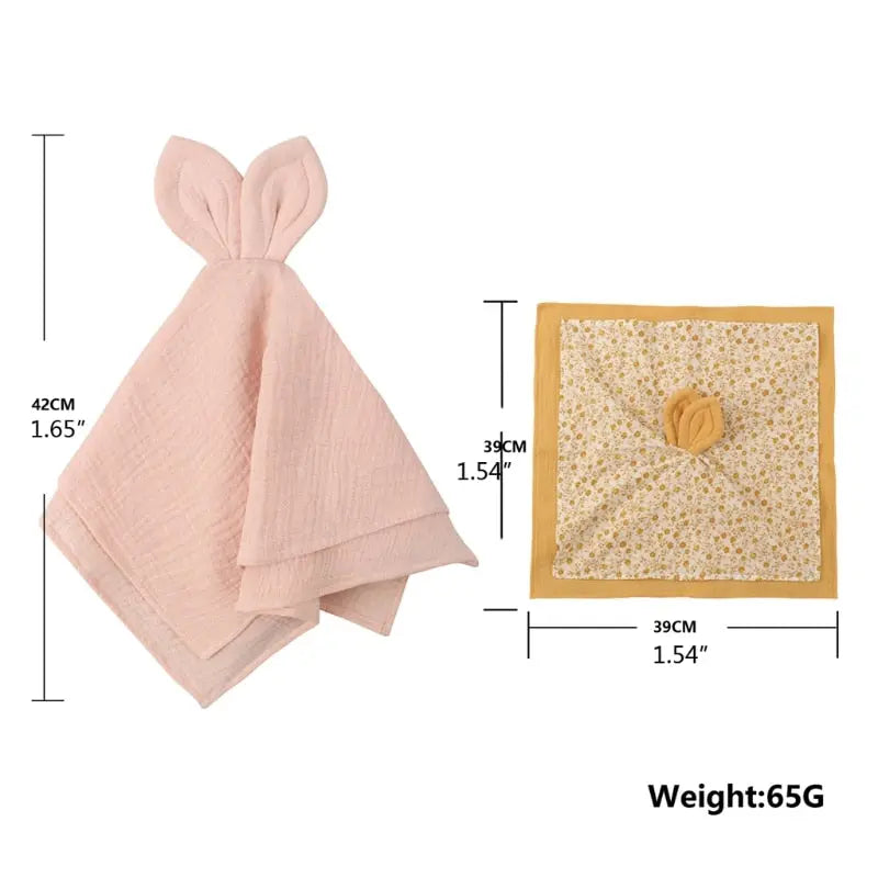 Cute Bunny Shape Soothing Appease Towel / Toy
