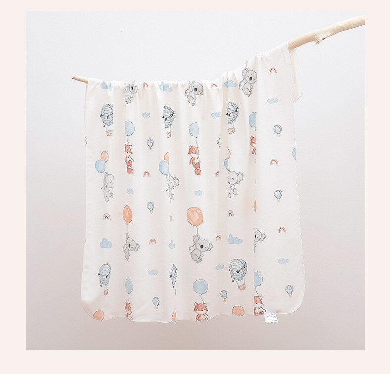 Soft Jersey Cotton Baby Swaddle Wrap with Joyful Prints