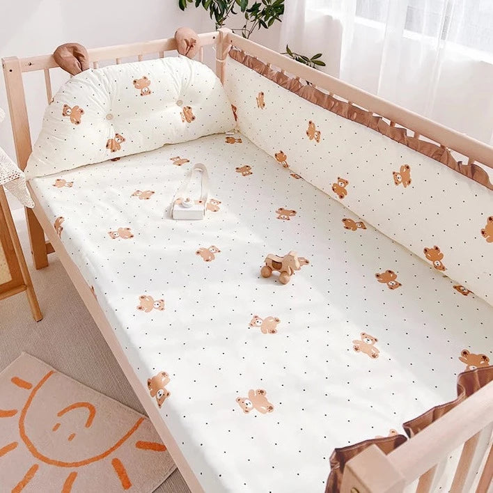 Le Caneton Soft Cotton Bedding Set for Toddlers in Cute Bunny Style