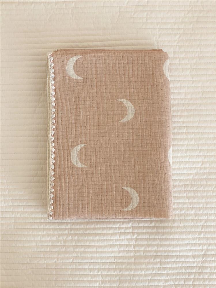 Extra Soft 3 Layers Cotton Muslin Baby Blanket in Pastel Colors