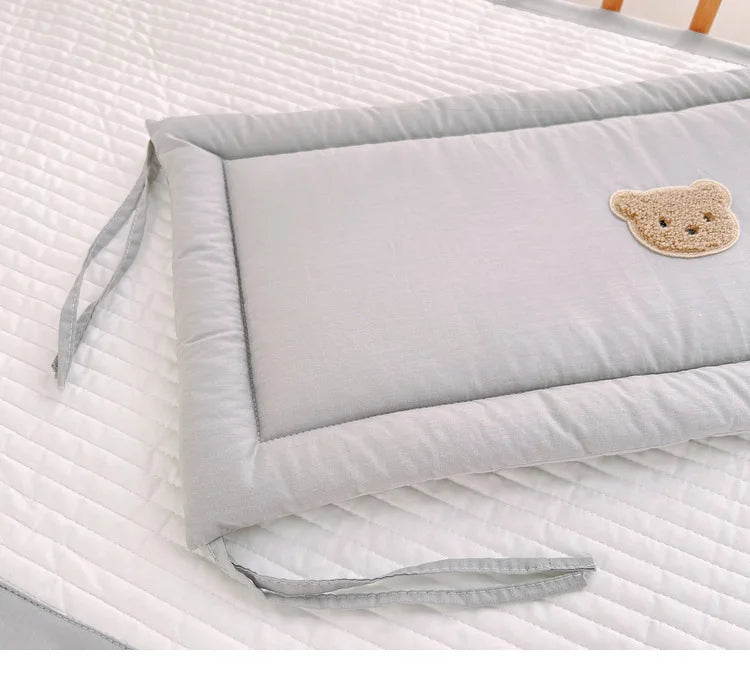 Le Caneton Extra Soft Cotton Crib Protectors in Plain Colors