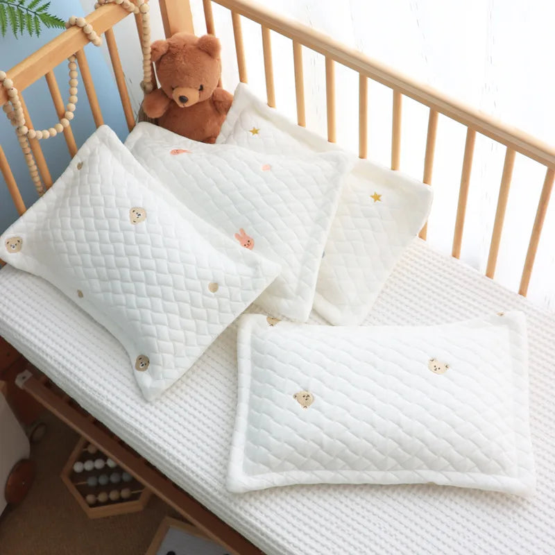 Pillow in crib best sale