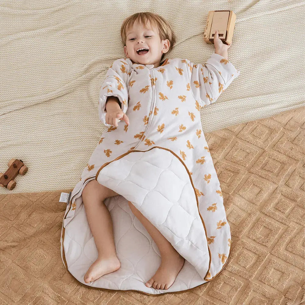 Le Caneton Sleeping Bag for 0-24M Babies with Removable Sleeves, 2.5Tog (for Autumn & Spring)