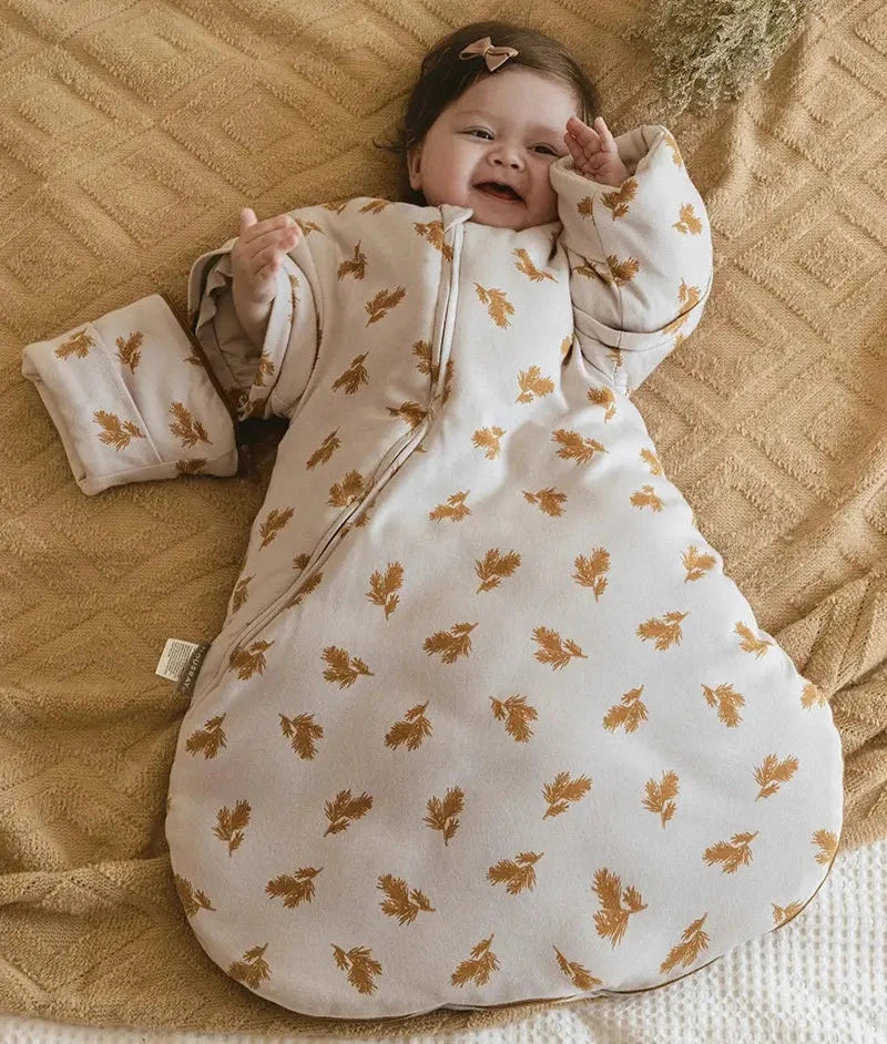 Le Caneton Sleeping Bag for 0-24M Babies with Removable Sleeves, 2.5Tog (for Autumn & Spring)