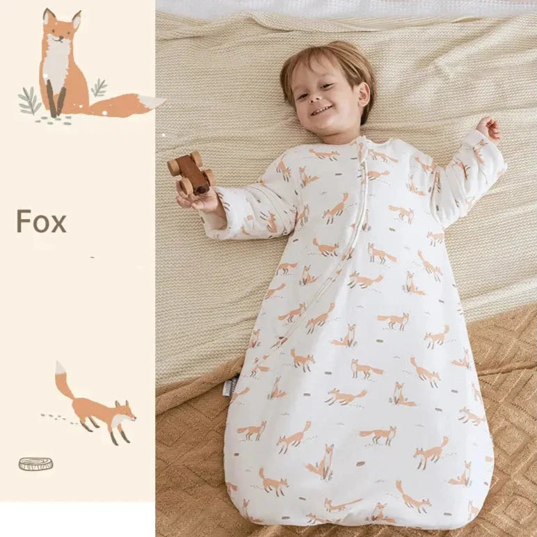 Le Caneton Sleeping Bag for 0-24M Babies with Removable Sleeves, 2.5Tog (for Autumn & Spring)