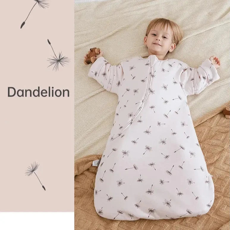 Le Caneton Sleeping Bag for 0-24M Babies with Removable Sleeves, 2.5Tog (for Autumn & Spring)