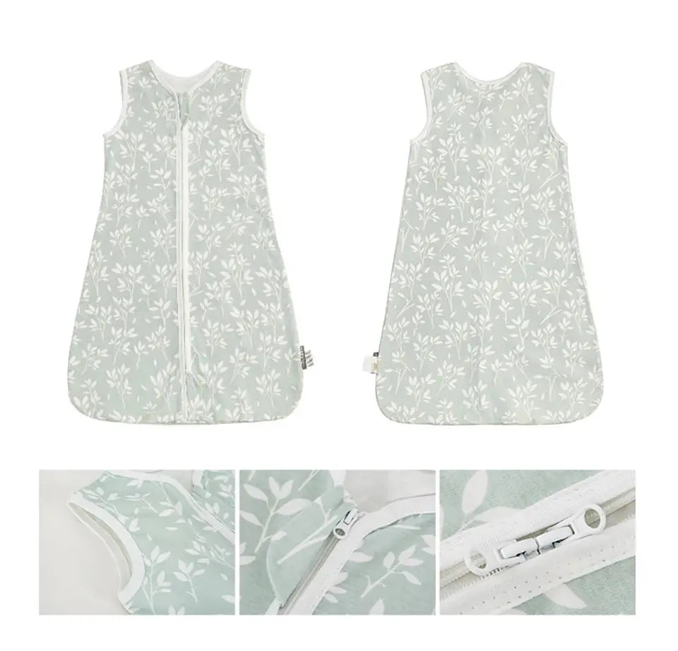 Le Caneton Sleeveless Cotton Sleeping Vest for Babies - 1Tog (Summer)