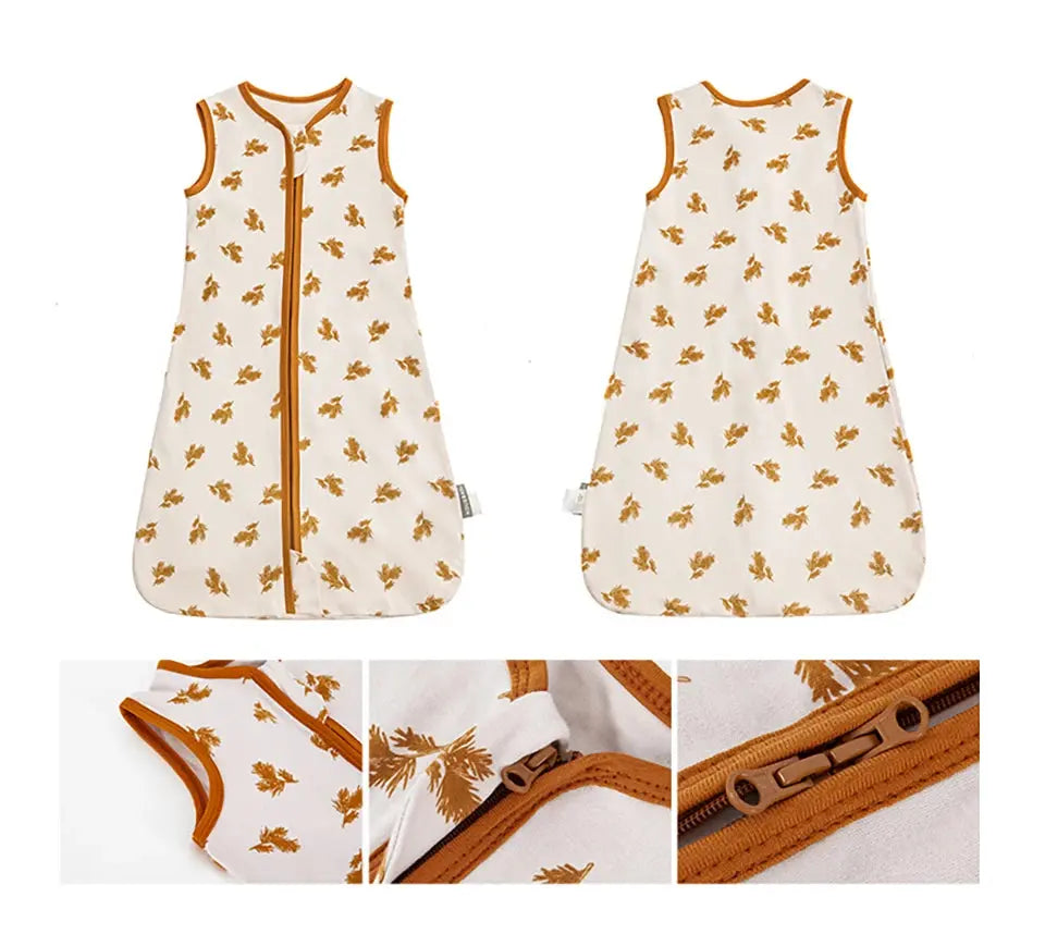 Le Caneton Sleeveless Cotton Sleeping Vest for Babies - 1Tog (Summer)