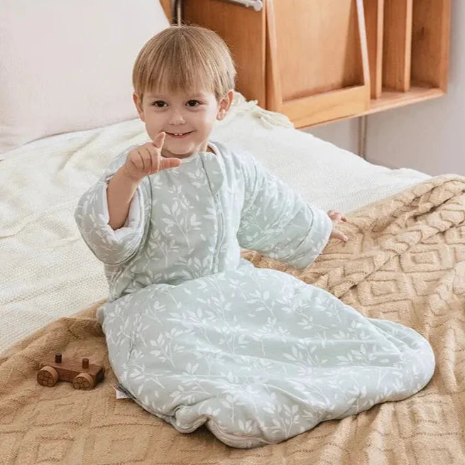 Le Caneton Thick and Warm Sleeping Bag for 0-24M Babies with Removable Sleeves (3.5Tog)