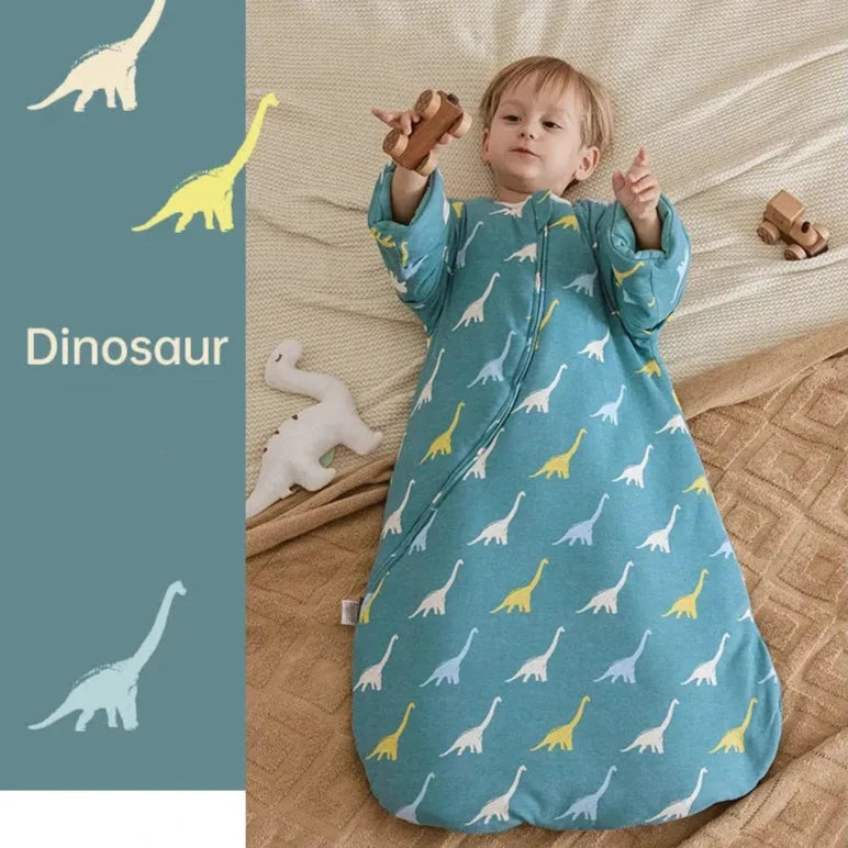 Le Caneton Thick and Warm Sleeping Bag for 0-24M Babies with Removable Sleeves (3.5Tog)