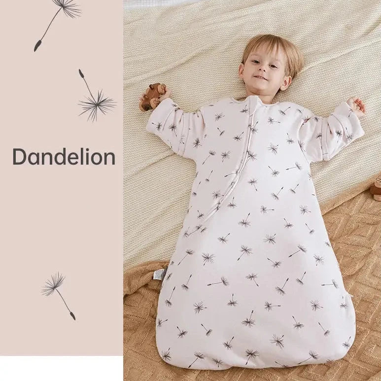 Le Caneton Thick and Warm Sleeping Bag for 0-24M Babies with Removable Sleeves (3.5Tog)