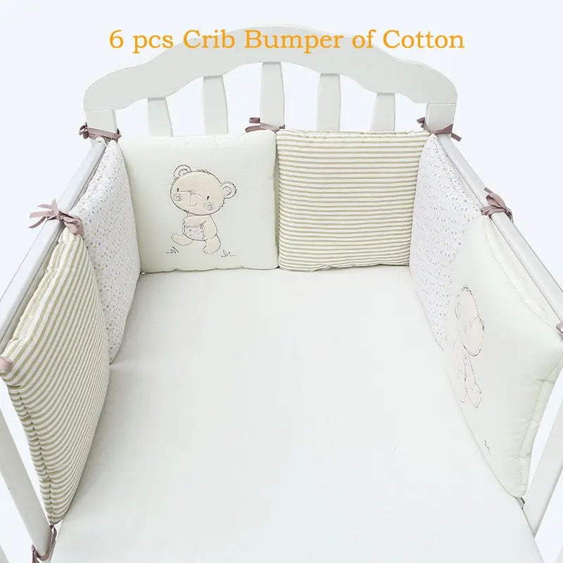 Cute Cartoon Cotton Baby Bumper monkey Lion Deer Bed Crib Bumper for Baby  Crib Protector of Baby Cribs for Newborns Bedding 4pcs - AliExpress