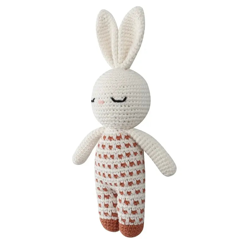 Crochet Cotton Knit Bunny (4 Colors)