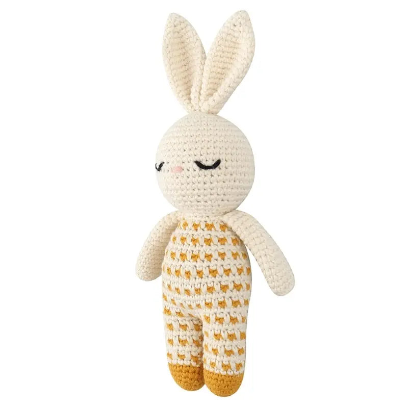 Crochet Cotton Knit Bunny (4 Colors)