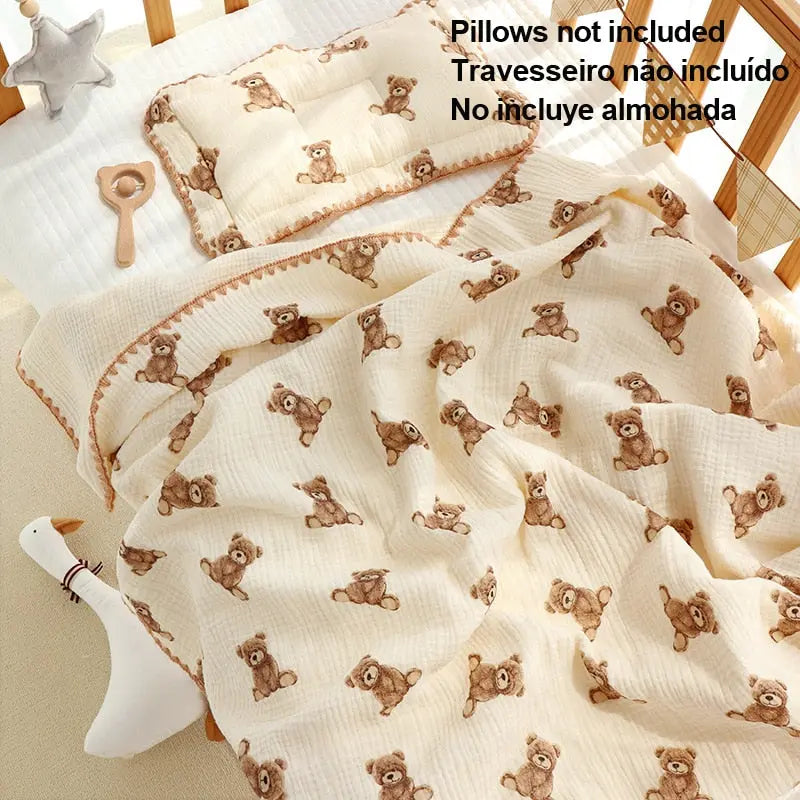 Extra Soft & Breathable Muslin Cotton Baby Blanket