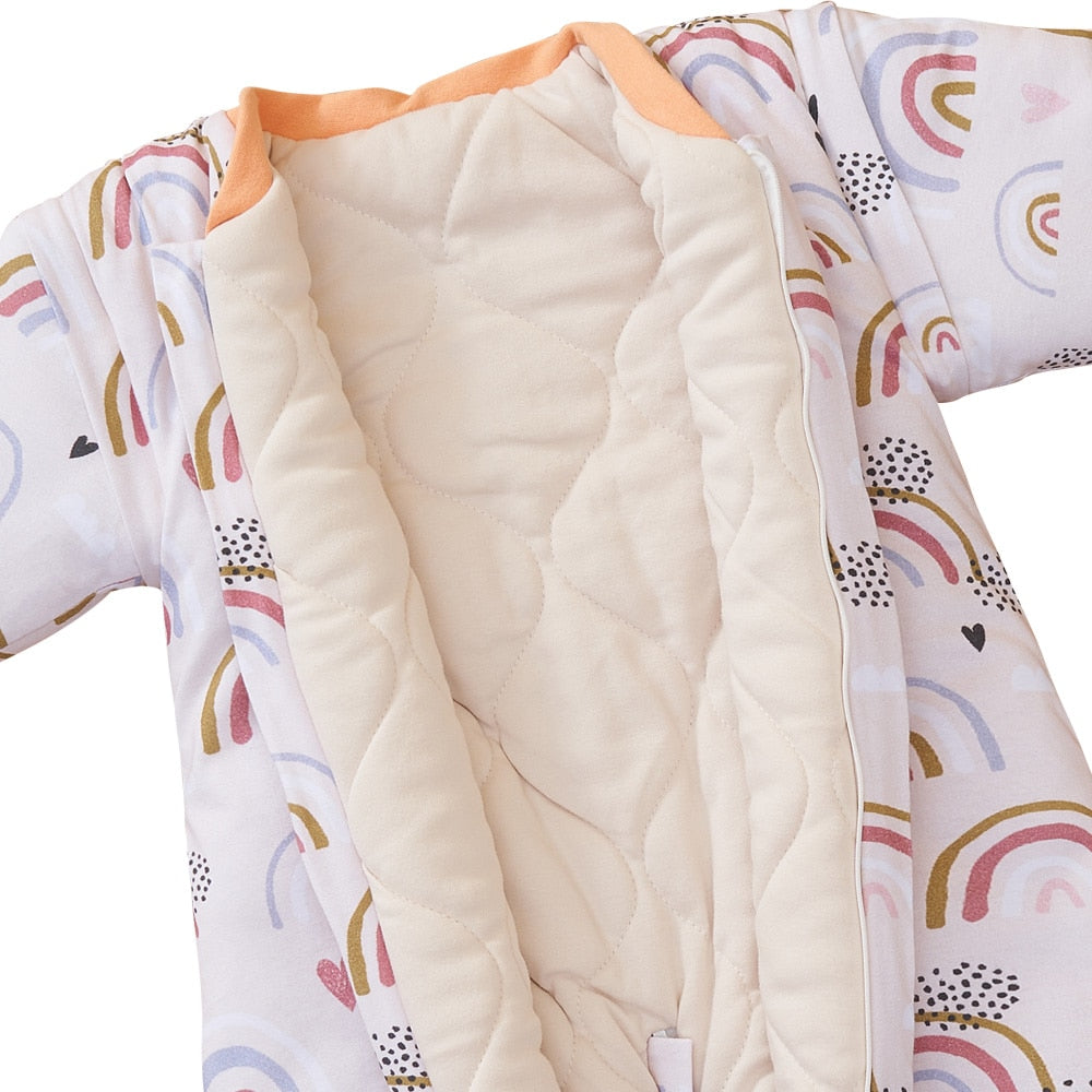 Comfortable Thick Cotton Long Sleeve Baby Sleeping Bag