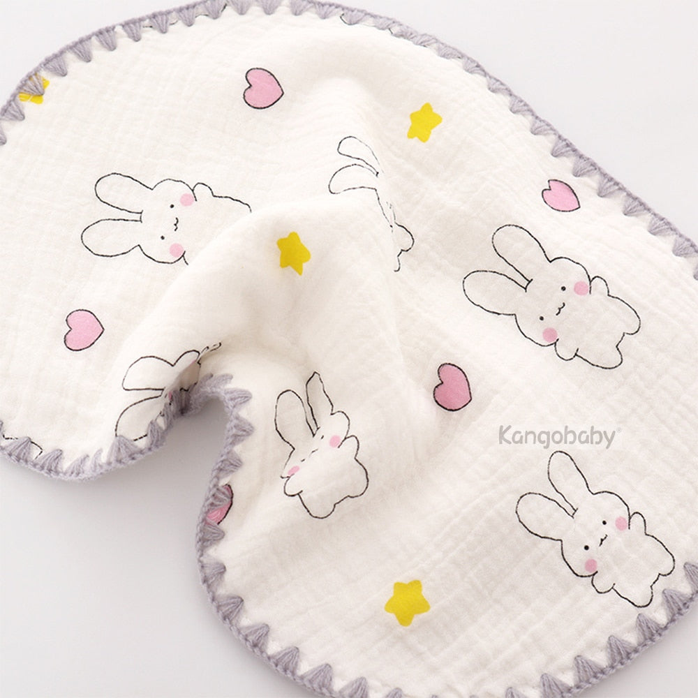 Highly Absorbent Soft Muslin Baby Burp Towel, Pillow Cover