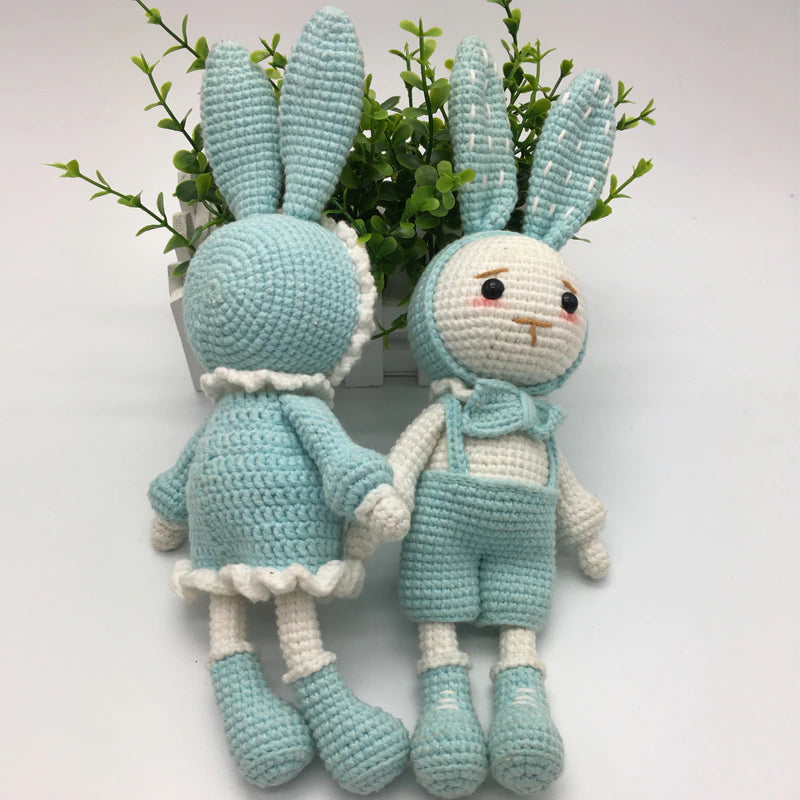 Cute Handmade Crochet Cotton Bunnies
