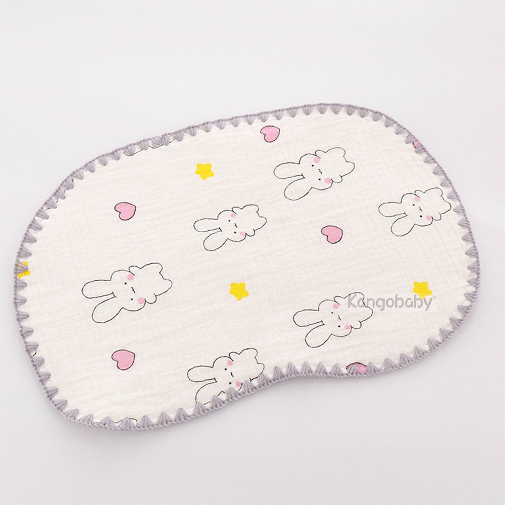 Highly Absorbent Soft Muslin Baby Burp Towel, Pillow Cover