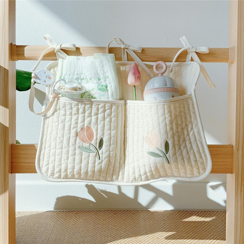 Baby Crib Storage / Organizer Pockets