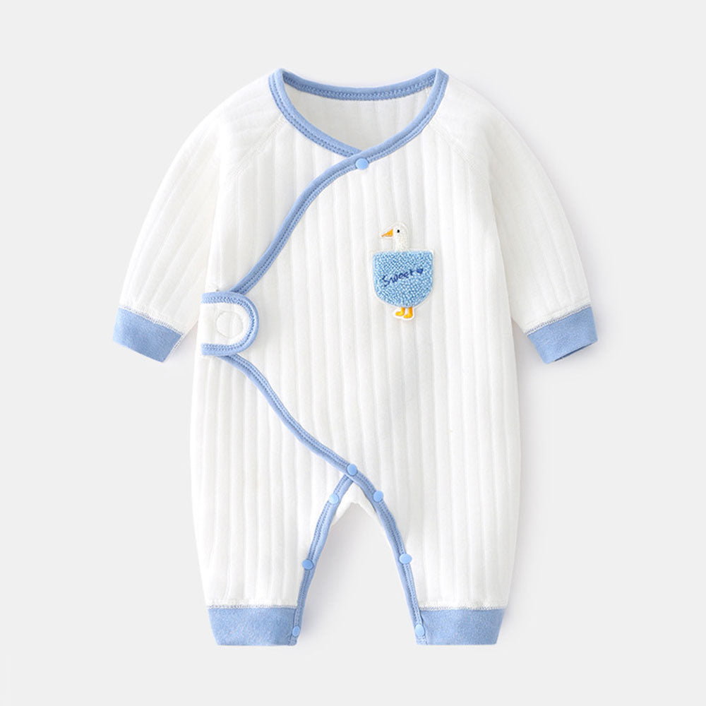 Pure Cotton Long Sleeve Baby Pajama / Jumpsuit