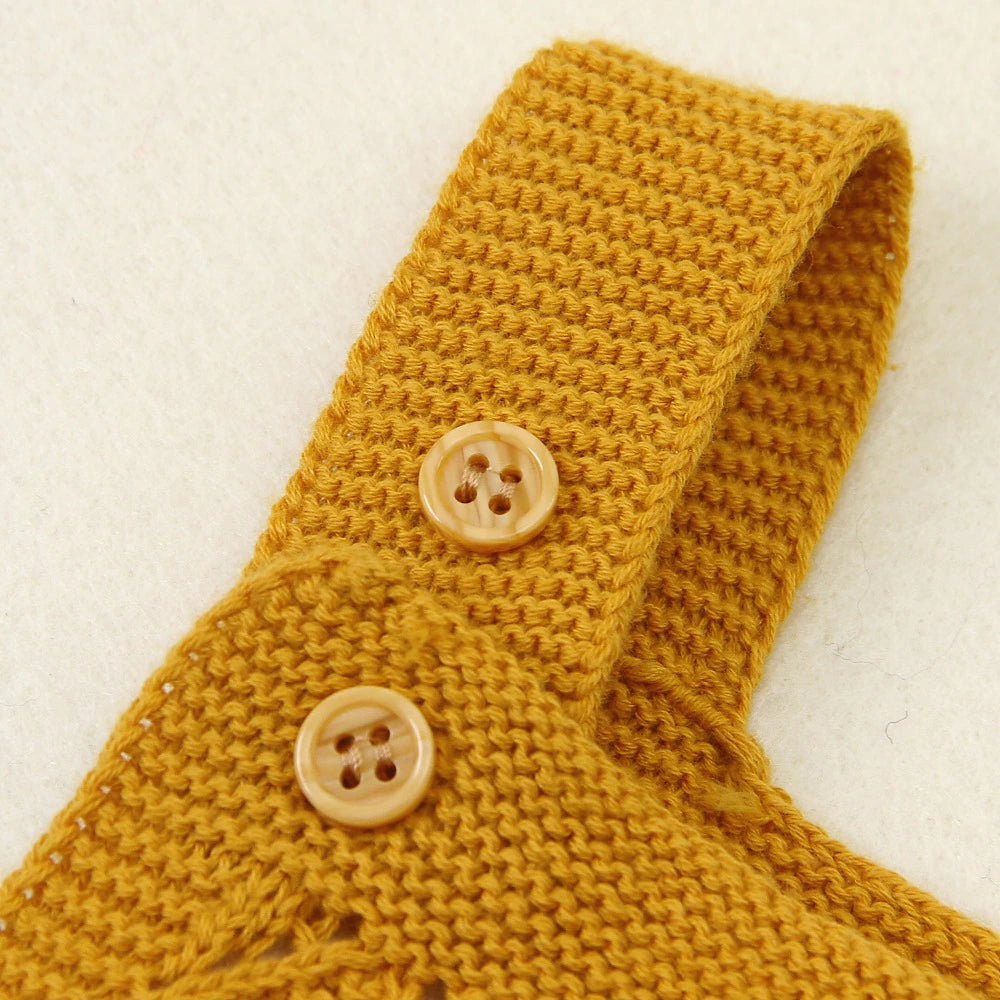 Cotton Knit Sleeveless Baby Romper