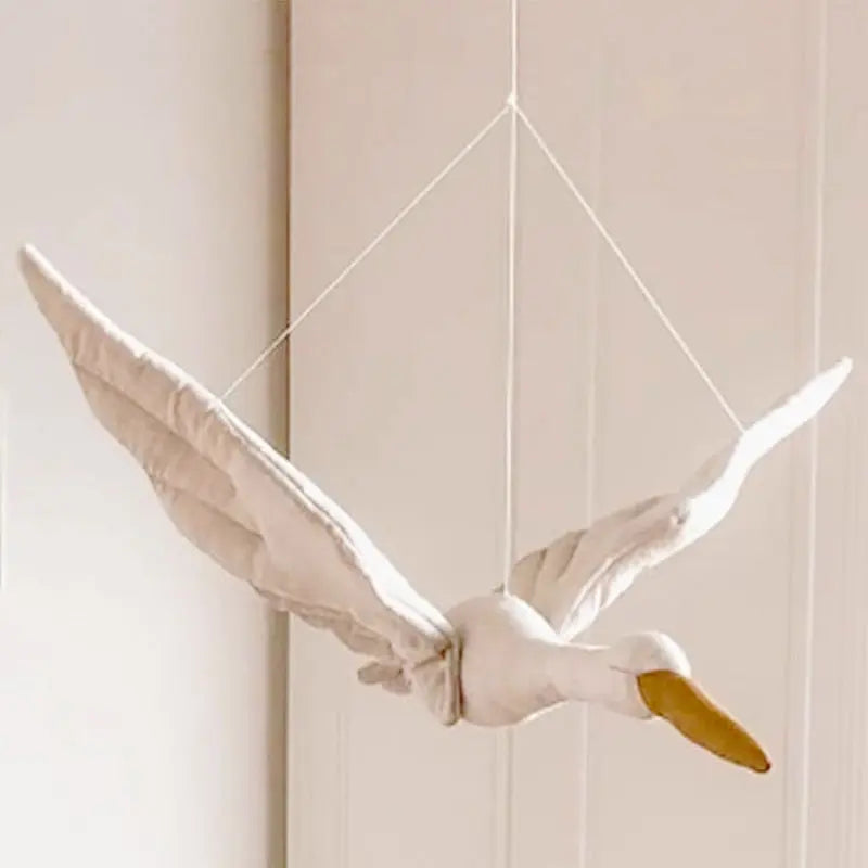 Nursery Room Decor - Hanging Soft Cotton Stork