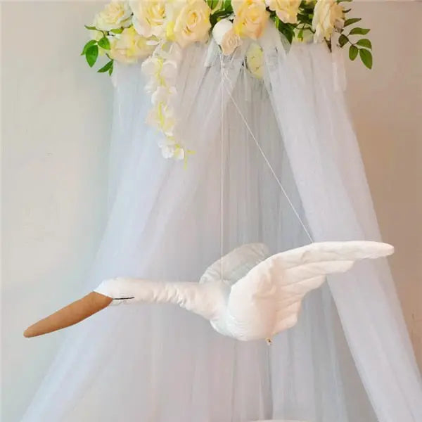Nursery Room Decor - Hanging Soft Cotton Stork