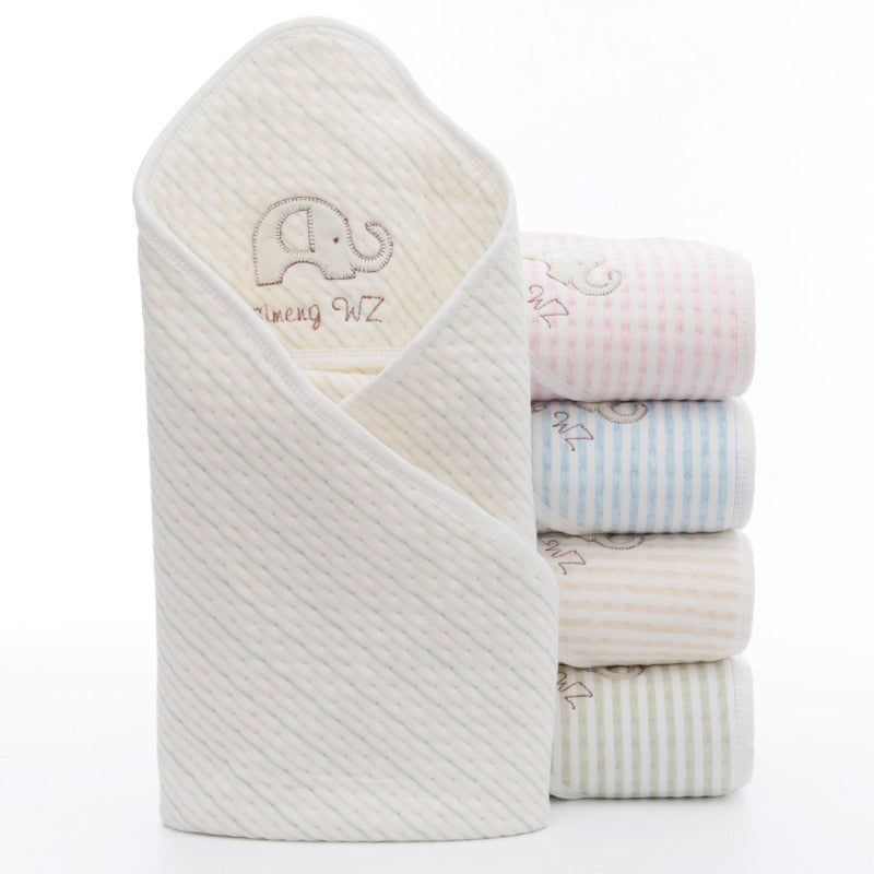 Soft Cotton Receiving Blanket for Newborn Baby