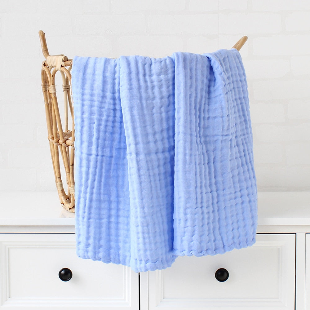 Soft Muslin Baby Blanket / Bath Towel