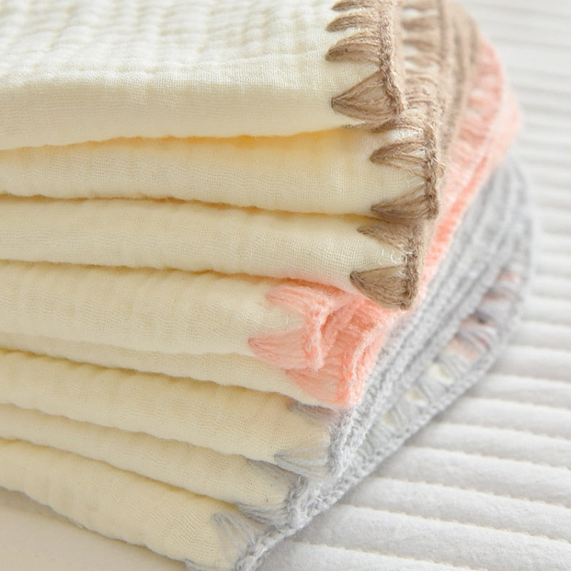 Extra Soft Muslin Cotton Baby Pillow Pad, Burp Cloth, Flat Pillow