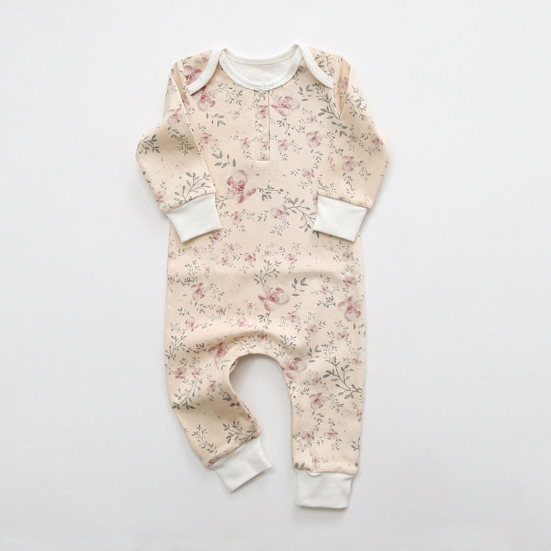 Long Sleeve Soft Cotton Baby Romper / Onesie