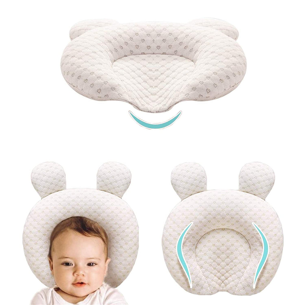 Baby Head Shaping Cotton & Latex Pillow for 0-12 Months