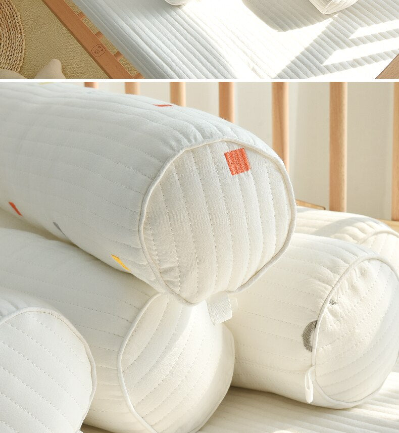 Cylinder Protective Baby Pillow from Soft Quilted Cotton