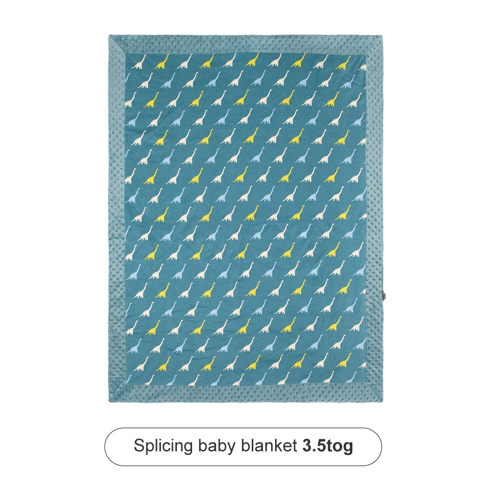 Soft and Warm Double Sided Baby Blanket, 120x150cm