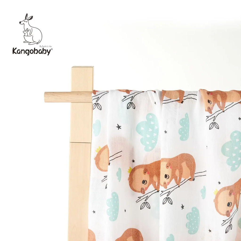 Soft Bamboo & Cotton Baby Muslin Swaddle