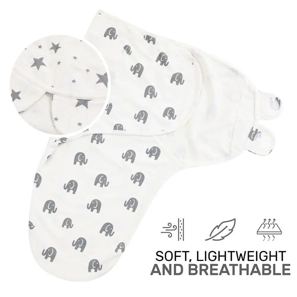 Soft Organic Cotton Sleeping Bag for Newborns
