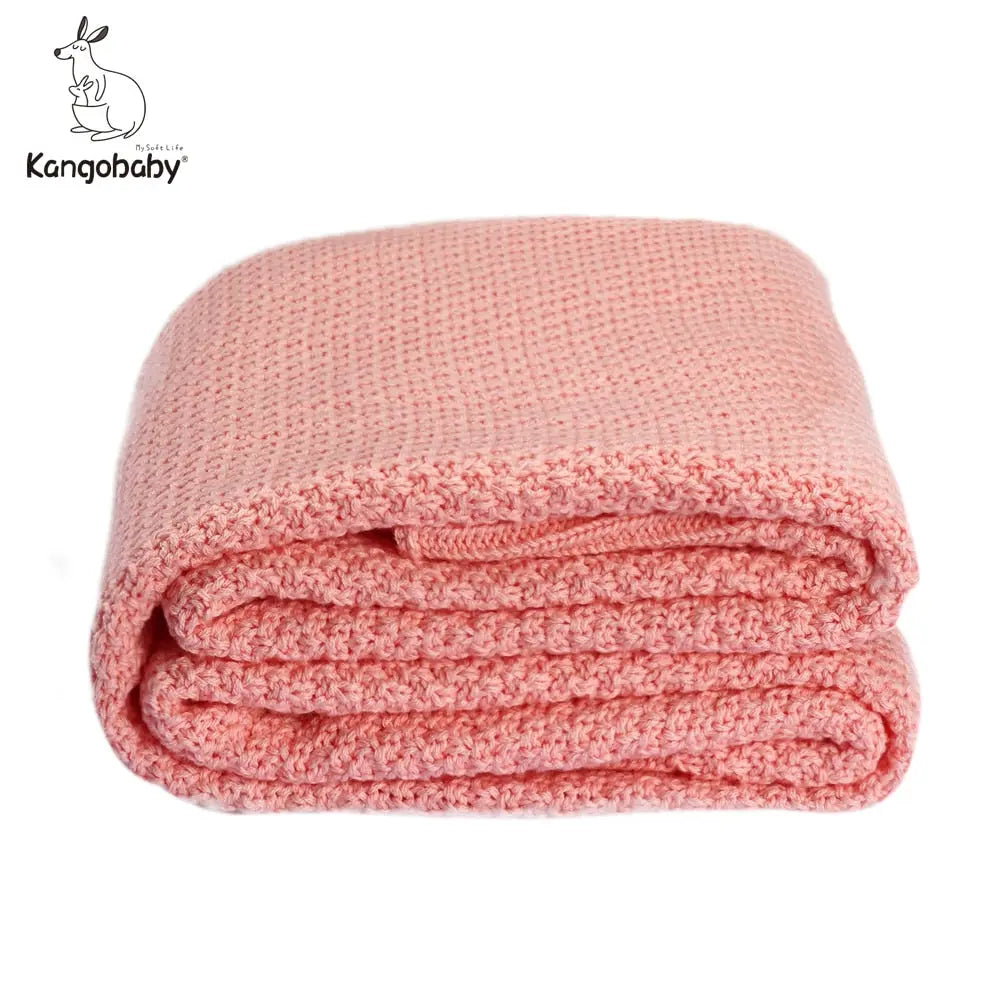 Soft & Comfortable Cotton Knitted Baby Blanket