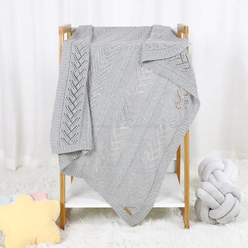 Soft and Light Knit Baby Blanket