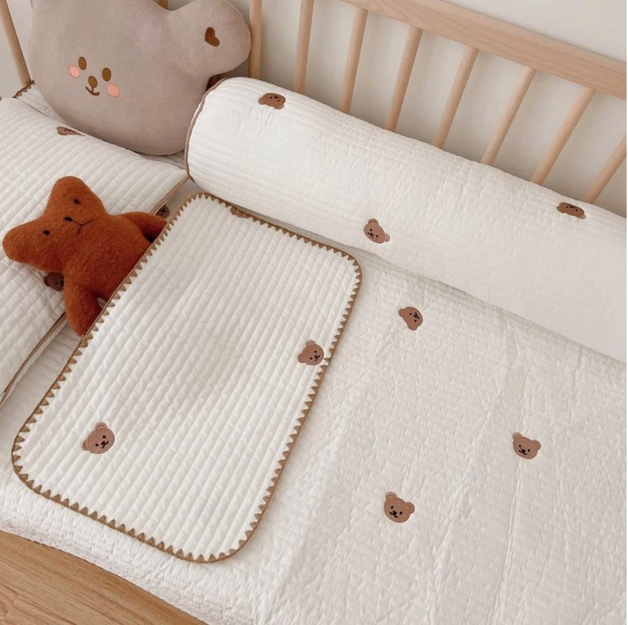Soft Cotton Baby Pillows and Mattress Pad